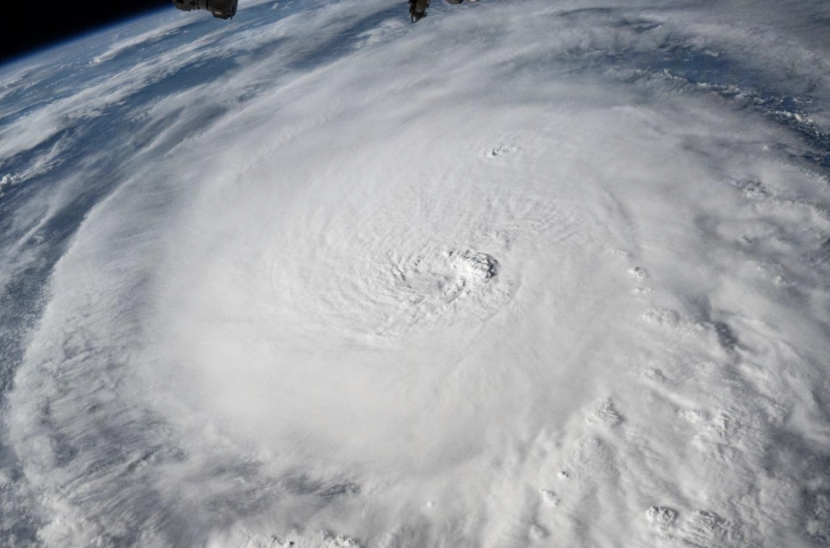 Hurricane Milton as seen from the ISS on Oct. 8.